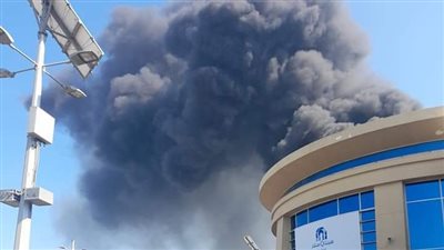 حريق هائل بمول كارفور في الإسكندرية | صور