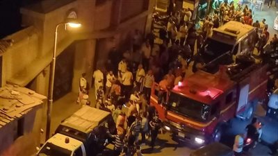 الدفع بـ 3 سيارات إطفاء للسيطرة على حريق بحمام التلات بالعتبة