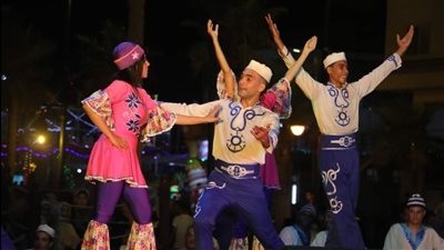 افتتاح معرض الكتاب الثالث برأس البر علي نغمات ورقصات السمسمية البورسعيدية | صور