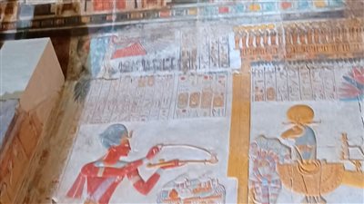 الآثار تعلن الانتهاء من ترميم مقصورة الإله آمون رع بأبيدوس