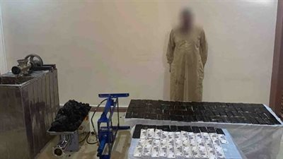 القبض على تاجر مخدرات أجنبي بحوزته 105 طرب حشيش بالشرقية 