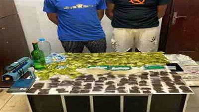 ضبط عاطلين بحوزتهما كمية من الهيروين وفرد خرطوش بكفر الشيخ