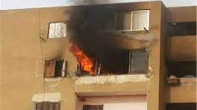 اختناق 4 أشخاص وإصابة آخر بحروق إثر اندلاع حريق في منزل من 4 طوابق بالخانكة | أسماء