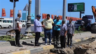 رئيس صحي الإسكندرية: الانتهاء من المشروعات خلال الربع الأخير من العام الجاري │ صور