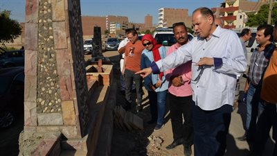 محافظ أسيوط يتفقد الأعمال النهائية لتطوير مسار رحلة العائلة المقدسة