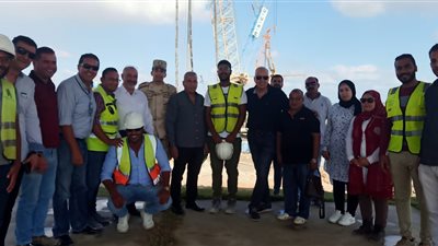 وزير الري يتفقد مشروع المسار الناقل لمياه الصرف الزراعي بمحطة الحمام جنوب الضبعة