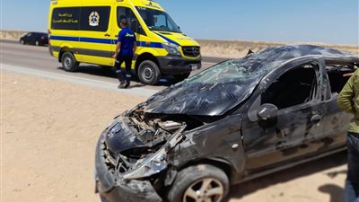 نجاة معاون وزير الشباب والرياضة من الموت بعد حادث مروع|صور