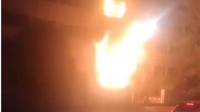  حريق هائل بديوان عام مديرية التربية والتعليم بقنا.. و5 سيارات إطفاء تسيطر على النيران