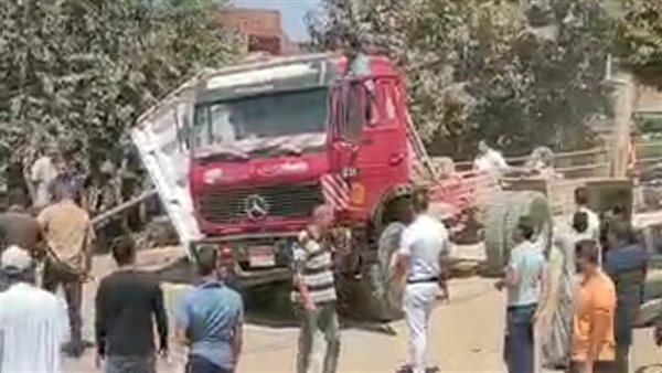 انقلاب سيارة نقل