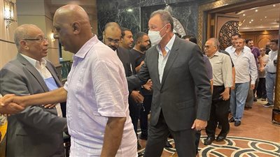 مجلس الأهلي يحضر عزاء أحمد مغربي كبير مشجعي القلعة الحمراء | صور