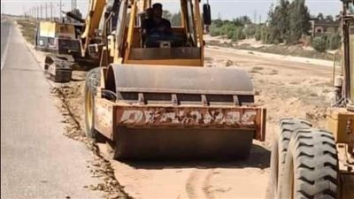 بدء تطوير ورفع كفاءة الطريق الدولي العريش - القنطرة 