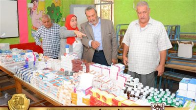 جامعة طنطا تنظم قافلة طبية جديدة بمركز بسيون لـ 1494 حالة │ صور