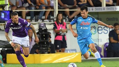 التعادل السلبي يحسم نتيجة مباراة فيورنتينا ونابولي بالدوري الإيطالي