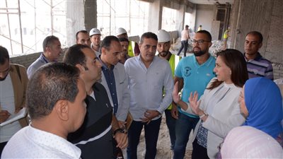 نائب محافظ البحيرة ومساعد وزير الصحة يتفقدان الأعمال الجارية بمستشفى بدر الجديد