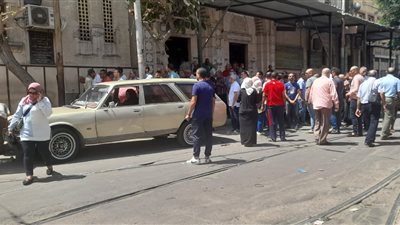 تشييع جثماني ضحيتي حريق شقة الهانوفيل بالإسكندرية