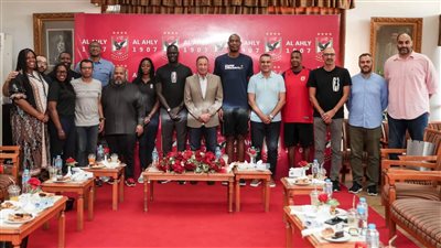 الخطيب يستقبل وفد دوري أبطال إفريقيا BAL لكرة السلة