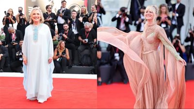 منهم ميلاني لوران وهيلاري كلينتون.. إطلالات مهرجان فينسيا السينمائي 2022 |صور