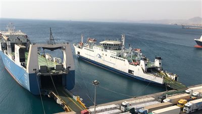 تداول 10 آلاف طن بضائع عامة ومتنوعة و645 شاحنة بموانئ البحر الأحمر