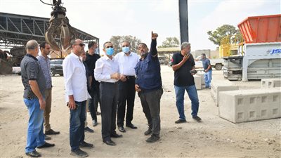 محافظ الغربية يشهد بدء التشغيل التجريبي لمصنع تدوير المخلفات بالمحلة |صور