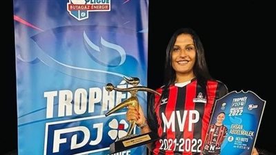 اتحاد اليد يهنئ مروة عيد لاعبة نيس الفرنسي بعد حصدها جائزة أفضل لاعبة 