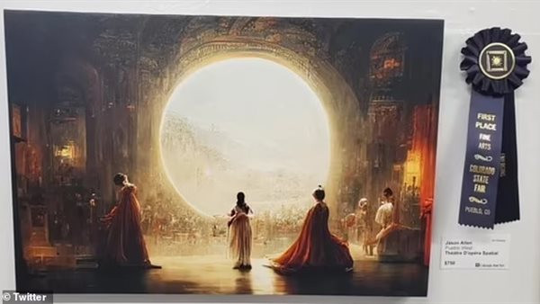 عمل فني بواسطة الذكاء