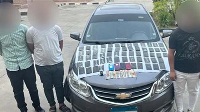 بقصد الاتجار.. ضبط كمية من الحشيش بحوزة 3 أشخاص بالقاهرة 
