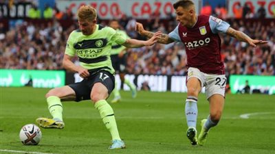 مانشستر سيتي يسقط في فخ التعادل أمام أستون فيلا في الدوري الإنجليزي