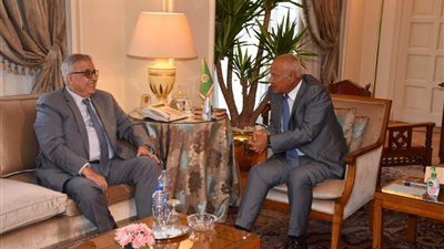 أبو الغيط يستقبل وزير خارجية لبنان عبد الله بوحبيب بمقر جامعة الدول العربية