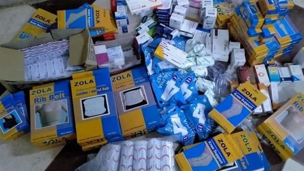 جانب من الأدوية المضبوطة