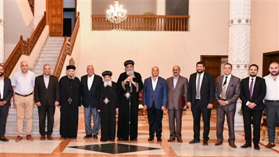 البابا تواضروس الثاني يجتمع بالمكتب الفني لبحث خطة الحماية المدنية للكنائس