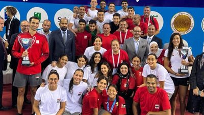 اللجنة الأولمبية المصرية تهنئ اتحاد للسباحة على تنظيم فعاليات البطولة العربية 