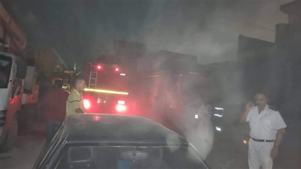 حريق مستشفى العجمى