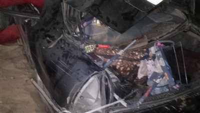 بينهم أطفال.. إصابة 8 أشخاص في حادث انقلاب سيارة بصحراوي البحيرة