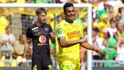 مصطفى محمد على مقاعد بدلاء نانت لمواجهة موناكو في الدوري الفرنسي