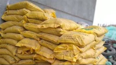 ضبط 8 أطنان علف مواشي مغشوش داخل أحد المخازن بسوهاج