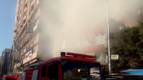 حريق في عقار مجاور