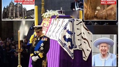 الملك تشارلز الثالث يحضر أول حفل صلاة وتأمل على الملكة الراحلة اليزابيث الثانية