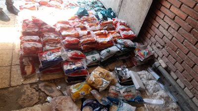 ضبط نصف طن لحوم وأسماك ودواجن منتهية الصلاحية بالغربية 