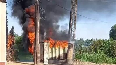 اندلاع حريق في محول كهرباء بأسوان والحماية المدنية تسيطر