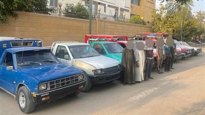 سقوط عصابة سرقة السيارات بالجيزة