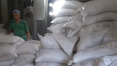 ضبط 2 طن أرز معبأ داخل أكياس عليها بيانات وهمية بالغربية 