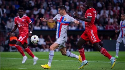 التشكيل الرسمي لمباراة برشلونة وبايرن ميوينخ في دوري أبطال أوروبا 