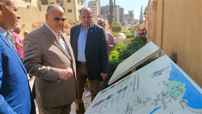 محافظ القاهرة يتفقد أعمال تطوير شجرة مريم بالمطرية.. ويطالب بسرعة الانتهاء من الحديقة المجاورة