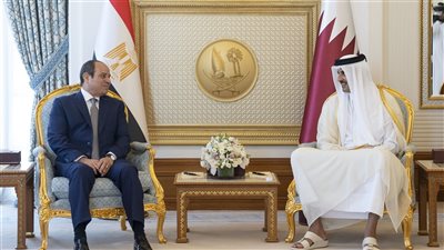 أمير قطر يشكر الرئيس السيسي ومصر على مساندة بلاده بعد الهجوم الإسرائيلي على الدوحة 