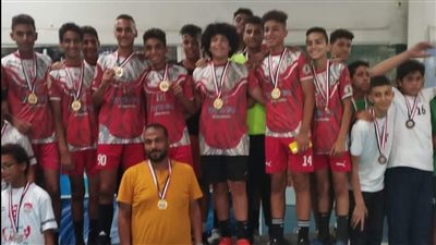 فريق اليد ببورسعيد يحصد المركز الأول في أولمبياد الطفل المصري 