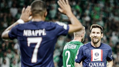 ميسي: مشاركة مبابي في نفس الفريق أمر رائع.. وعلينا قلب النتيجة في ميونخ 