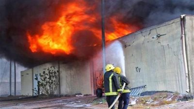 التحقيق في واقعة اندلاع حريق بمخزن منتجات نباتات طبية وعطرية