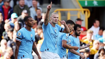 هالاند على مقاعد بدلاء مانشستر سيتي لمواجهة فولهام في الدوري الإنجليزي