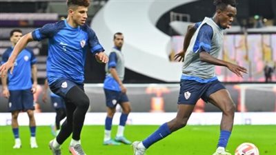 فقرة خططية وتدريبات تأهيلية للاعبي الزمالك على هامش مران اليوم 