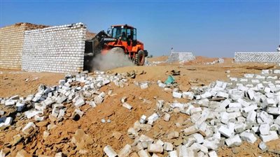 إزالة 39 حالة تعدٍ بقروي أبو سمبل بنصر النوبة 